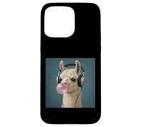 Drôle Lama Music Lover Bubblegum Zoo Garçons Filles Enfants Coque pour iPhone 15 Pro Max