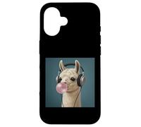 Drôle Lama Music Lover Bubblegum Zoo Garçons Filles Enfants Coque pour iPhone 16