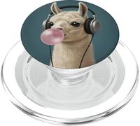 Drôle Lama Music Lover Bubblegum Zoo Garçons Filles Enfants PopSockets PopGrip pour MagSafe