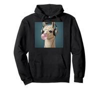 Drôle Lama Music Lover Bubblegum Zoo Garçons Filles Enfants Sweat à Capuche