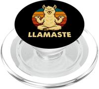 Drôle Lama Yoga Méditation Graphique Zen Humour PopSockets PopGrip pour MagSafe