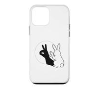 Drôle Lapin Main Ombre marionnette Pop Art Coque pour iPhone 12 Mini