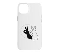 Drôle Lapin Main Ombre marionnette Pop Art Coque pour iPhone 14 Plus