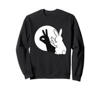 Drôle Lapin Main Ombre marionnette Pop Art Sweatshirt
