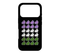 Drôle Lapin Pixel Art LGBT Genre Queer Couleurs Drapeau Coque pour iPhone 17 Pro