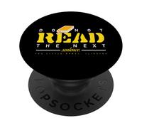 Drôle Lecture Rat de bibliothèque Lecture Ne Pas Lire la Phrase suivante PopSockets PopGrip Adhésif