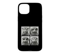 Drôle Lézard À Langue Bleue Lunettes Selfie Coque pour iPhone 15 Plus