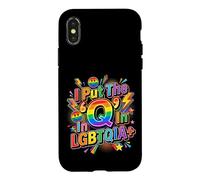 Drôle LGBTQI Queer Coque pour iPhone X/XS