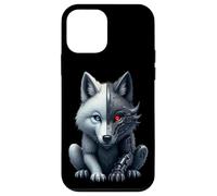 Drôle Loup Robot Tech Cyborg IA Robotic Dystopique AI Wolf Coque pour iPhone 12 Mini