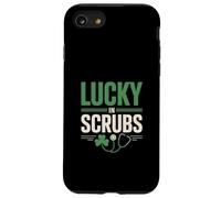 Drôle Lucky in Scrubs St Patrick infirmière médicale Coque pour iPhone SE (2020) / 7/8