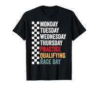 Drôle lundi mardi jeudi pratique Qualification journée de course T-Shirt