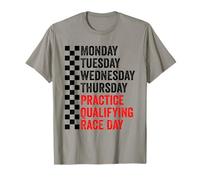 Drôle lundi mardi jeudi pratique Qualification journée de course T-Shirt