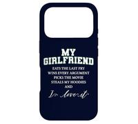 Drôle, ma Copine gagne et Je l'adore, Meilleur Cadeau pour Coque pour iPhone 17 Pro