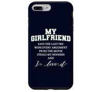 Drôle, ma Copine gagne et Je l'adore, Meilleur Cadeau pour Coque pour iPhone 7 Plus/8 Plus