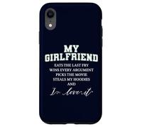 Drôle, ma Copine gagne et Je l'adore, Meilleur Cadeau pour Coque pour iPhone XR