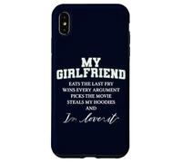 Drôle, ma Copine gagne et Je l'adore, Meilleur Cadeau pour Coque pour iPhone XS Max