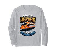 Drôle Maglev Train Physique Humour Refuse to Be Grounded Manche Longue