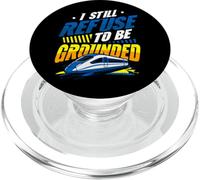 Drôle Maglev Train Physique Humour Refuse to Be Grounded PopSockets PopGrip pour MagSafe