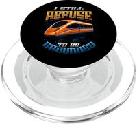 Drôle Maglev Train Physique Humour Refuse to Be Grounded PopSockets PopGrip pour MagSafe