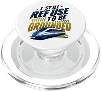 Drôle Maglev Train Physique Humour Refuse to Be Grounded PopSockets PopGrip pour MagSafe