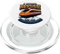 Drôle Maglev Train Physique Humour Refuse to Be Grounded PopSockets PopGrip pour MagSafe