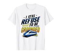 Drôle Maglev Train Physique Humour Refuse to Be Grounded T-Shirt