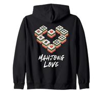 Drôle Mahjong Love Chinese Game Player It's Mahjong Time Sweat à Capuche