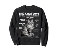 Drôle Maine Coon T | Anatomie du Maine Coon | Maine Coon Sweatshirt