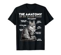 Drôle Maine Coon T | Anatomie du Maine Coon | Maine Coon T-Shirt