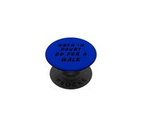 Drôle Marche Fitness Exercice Entraînement Randonnée Randonnée Méditer PopSockets PopGrip Adhésif