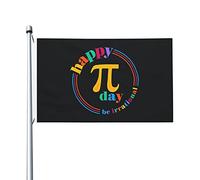 Drôle Mathématique Happy Pi Day Drapeau 0,9 x 1,5 m Double Côté Extérieur Ferme Yard Signe Jardin Drapeau Décoratif Avec Œillets En Laiton