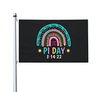 Drôle Mathématique Happy Pi Day Drapeau 0,9 x 1,5 m Double Côté Extérieur Ferme Yard Signe Jardin Drapeau Décoratif Avec Œillets En Laiton