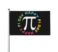 Drôle Mathématique Happy Pi Day Drapeau 3x5 Ft Un Côté Extérieur Ferme Yard Signe Jardin Drapeau Décoratif Avec Œillets En Laiton