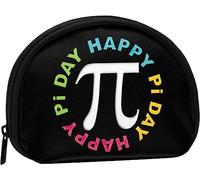 Drôle mathématique Happy Pi Day Femmes et Filles Mignon Mode Porte-Monnaie Portefeuille Sac Changement Pochette Porte-clés