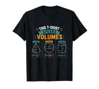 Drôle Mathématiques Sciences Mathématiques Parler Volumes Géométrie T-Shirt Graphique avec Valeur, Homme, Noir, M
