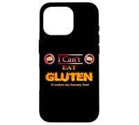 drôle Meme, I Can't Eat Gluten It Makes My Tummy Hurt Coque pour iPhone 16 Pro
