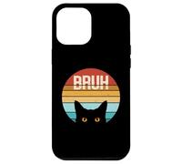 Drôle Meme Saying Bruh With Teens Cat Boys Girls Men Women Coque pour iPhone 12 Pro Max