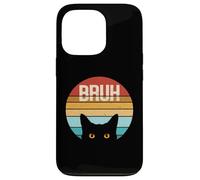 Drôle Meme Saying Bruh With Teens Cat Boys Girls Men Women Coque pour iPhone 13 Pro