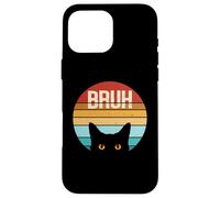 Drôle Meme Saying Bruh With Teens Cat Boys Girls Men Women Coque pour iPhone 16 Pro Max