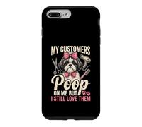 Drôle Mes Clients Font Caca sur Moi Toiletteuse Coque pour iPhone 7 Plus/8 Plus
