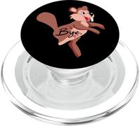 Drôle Mignon Castor Heureux Disant au Revoir - Prenez Soin PopSockets PopGrip pour MagSafe