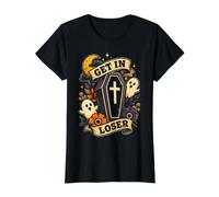 Drôle Mignon fantôme Cercueil Get in Loser Spooky Halloween T-Shirt Graphique avec Valeur