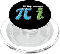 Drôle Mignon Get Real Be Rational Pi Day Math Teacher PopSockets PopGrip pour MagSafe
