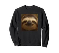 Drôle Mignon Pacifique Smile Paresseux Flou Meme Photo Sweatshirt