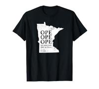 Drôle Minnesota Ope Disant Une Blague de Culture du Midwest T-Shirt Graphique avec Valeur
