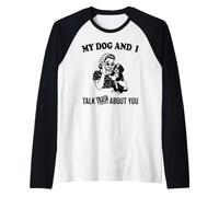 drôle Mon Chien Bernedoodle et Je Parle de toi Manche Raglan