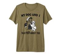 drôle Mon Chien Dalmatien et Je Parle de toi T-Shirt Haut de Gamme
