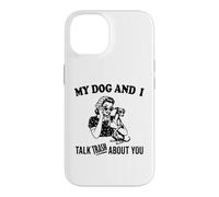 drôle Mon Chien lévrier Italien et Je Parle de toi Coque pour iPhone 14