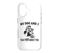 drôle Mon Chien lévrier Italien et Je Parle de toi Coque pour iPhone 17