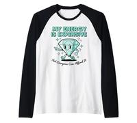 Drôle Mon énergie coûte Cher Motivation Inspirante Manche Raglan
